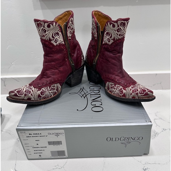 ERIN SHORT BOOT 6"
OLD GRINGO
COLOR RED - Picture 3 of 6